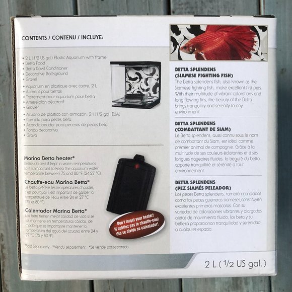 Marina Betta Aquarium Kit (NEW) - Picture 4 of 11
